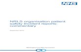 NRLS organisation patient safety incident reports: commentary · 4 | OPSIR workbook commentary The data and this commentary are part of a range of official statistics on patient safety