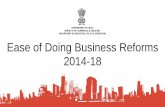 Ease of Doing Business Reforms 2014-18tihcl.telangana.gov.in/pdf/business_reforms.pdf · Ease of Doing Business Reforms 2014-18. 2 World Bank’s Doing Business Report Launched in