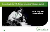 Competing in the U.S. Companion Animal Veterinary Market · Eric M. Alsup, DVM Country Manager 1. The Business Environment 2. Manufacturer Consolidation. Manufacturer Consolidation.