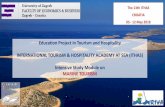 Education Project in Tourism and Hospitality INTERNATIONAL ... · INTERNATIONAL TOURISM & HOSPITALITY ACADEMY AT SEA (ITHAS) Intensive Study Module on MARINE TOURISM . I T H A S is…