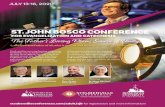 ST. JOHN BOSCO CONFERENCE - Franciscan at Home · 2019-11-14 · ¨ Forming Disciples for the New Evangeli zation ... The Preventive System of St. John Bosco in the Digital Age ¨
