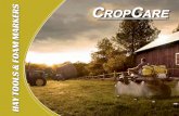 HAY TOOLS & FOAM MARKERS - CropCare Equipment · 2017-08-22 · 6 7 CropCare® foam marker systems are great tools for increasing accuracy and efficiency, whether you are spraying