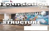 SOLID STRUCTURE · 2020-02-12 · A Quarterly Publication Spring 2018 from Layton Construction Company 12 | The Last Word App-Titude David S. Layton 2 | Nuts & Bolts Layton in the