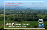 2030 Pickens County - Home - Ten at the Top · 2030 Pickens County: A Comprehensive Plan ii Pickens County Council Plan Adopted _____, 2011 G. Neil Smith, Chair Jennifer H. Willis,