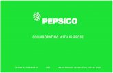 COLLABORATING WITH PURPOSE...ABOUT PEPSICO 2 PepsiCo products are enjoyed by consumers more than one billion times a day in more than 200 countries and territories around the world.