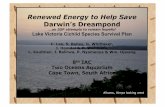 Renewed Energy to Help Save Darwin’s Dreampond · 2016-02-05 · Renewed Energy to Help Save Darwin’s Dreampond …an SSP attempts to remain hopeful Lake Victoria Cichlid Species
