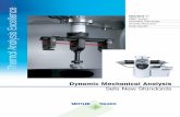 Thermal Analysis Excellence - Mettler Toledo...+ DMA/SDTA 1 Simple Operation Clever Sample Holder Design The touch-sensitive color terminal of the DMA/SDTA 1+ presents clear and precise