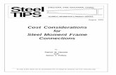 STRUCTURAL STEEL EDUCATIONAL COUNCIL TIPS · APPENDIX 2- Quality Assurance for Prequalified Connections ..... 37. ABOUT THE AUTHORS ..... 39 LIST OF PUBLISHED STEEL TIPS Cost Considerations