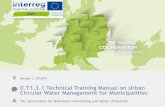 D.T1.3.1 Technical Training Manual on Urban Circular Water ... · are almost absent. However, EU legislation allows and encourages water reuse through two instruments: The Water Framework