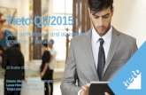 Tieto Q3/2015...Tieto Q3/2015 Solid performance and accelerated growth in IT services Kimmo Alkio –President and CEO Lasse Heinonen –CFO Tanja Lounevirta –Head of IR 22 October