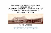 NORCO Records Updated 2012 - Aberdeen · NORCO - Records of the Northern Co-operative Society NORCO NORCO - The Records of the Northern Co-operative Society (1856-1991) In the 1850s,