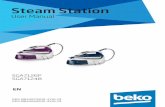 Steam Station - Microsoft · Steam Station / User Manual 7 / 15 EN 2.1 Overview 2 Your steam station 1. Lime collecting cartridge 2. Steam station 3. Cable winding slot with bracket