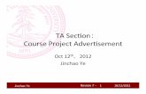 CourseProject #Adversement - Artificial Intelligencevision.stanford.edu/teaching/cs231a_autumn1213/ta... · Review 7 - !!! Jinchao Ye! 3 10/12/2012 ThumbnailExtraconfromSlide BasedInstruc0onalVideos