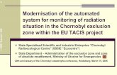 Modernisation of the automated system for monitoring of … · 2018-10-23 · P41 - Чорнобиль The exposure dose rate (month-averaged) at points of the automated system of