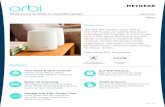 Overview - NETGEAR · 2020-06-01 · search NETGEAR Orbi in the Apple App Store or Google Play Store. Simple setup from your smartphone or tablet. Use the Orbi app to set up and manage