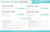 Copy of Photographer Price List Template in White...wedding dress that you can't do before your big day. We can get as creative as we want since we don't need to keep the dress clean!