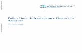 Policy Note: Infrastructure Finance in Armeniadocuments.worldbank.org/curated/en/575401530192599240/... · 2017-12-14 · Policy Note: Infrastructure Finance in Armenia vii Executive