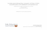 Understanding the Impact of the CFPC Certificates of Added … · 2020-06-23 · Certificates of Added Competence Prepared for the College of Family Physicians of Canada February