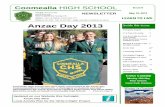 Phone: Fax: Email: Anzac Day 2013 Inside this issue · Anzac Day 2013 Cross Country Monday 13th May from 12noon. Lions Park, Dareton Updated on our Website this fortnight: Anzac Day