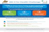 4th H for Health Challenge - apps.dasnr.okstate.edu · 4th H for Health Challenge "I pledge my head to clearer thinking, my heart to greater loyalty, my hands to larger service, and