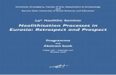 24th Neolithic Seminar Neolithisation Processes in Eurasia ... · method of the social dynamics at the end of Mesolithic and during the development of the Neolithic at NW of Mediterranean