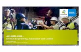 ACHEMA 2015 – Division Engineering, Automation and Control · 2015-06-30 · The best of two worlds Bilfinger combines the qualities of its employees like no other company: the