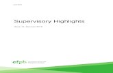 Supervisory Highlights...4 SUPERVISORY HIGHLIGHTS, ISSUE 12 - SUMMER 2016 2. Supervisory observations Below are some of Supervision’s recent examination observations in automobile