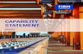 CAPABILITY STATEMENT · FIRM Construction is a member of the Masters Builders Association of Western Australia and we are committed to following their Code of Ethics. We are a registered
