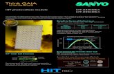 HIT photovoltaic module HIT-240HDE4 HIT-235HDE4grindhousewebdesign.com/aquasolar/pdf/pv/sanyo/sanyo_240_250.p… · existing-HIT® 12.5 cm 12.5 cm The newly developed “Honeycomb