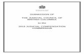 Submission to the 2019 Judicial Compensation Commission from the Judicial Council … · 2019-06-05 · Judicial Council Submission to 2019 Judicial Compensation Commission Page 6