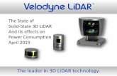 The leader in 3D LiDAR technology - ARPA-E · The leader in 3D LiDAR technology . The State of Solid-State 3D LiDAR And its effects on Power Consumption April 2019