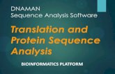Translation and Protein Sequence Analysis · sequence loaded into channel 1. Click Reverse Translation tool 2. Select protein sequence from channel 3. Protein sequence can be edited.