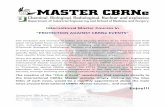 International Master Courses in · 2017-08-07 · International CBRNe Master Courses Department of Industrial Engineering, University of Rome “Tor Vergata” Via del Politecnico