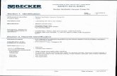 BECKER SAFETY DATA SHEET - Ideal Vacuum€¦ · Section 1. Identification Version : 5 GHS product identifier Product type Identified uses Manufacturer Emergency telephone number (with