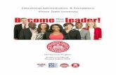 Educational Administration & Foundations Illinois State ... · The mission of the Department of Educational Administration and Foundations is to prepare people of diverse backgrounds