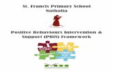 St. Francis Primary School Nathalia · 2020-08-06 · Nathalia. Page 2 3. What is School Wide Positive Behaviour Intervention & Support? 4. Rationale for St Francis 5. School-Wide
