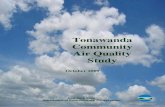 Tonawanda Community Air Quality Study · quality monitoring study was designed to identify inhalation exposure risks to the community, identify risk reduction efforts in the community