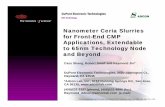 Nanometer Ceria Slurries for Front-End CMP Applications ... · 3/8/2015  · CSX slurry reduces direct STI CMP defects and CSX slurry reduces direct STI CMP defects and mm-scratches