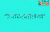 Smart ways to improve sales using franchise software