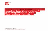 Rethinking Family Life: exploring the role of grandparents and the … · 2013-10-06 · be managing three generational caring responsibilities, with ... Grandparental childcare is