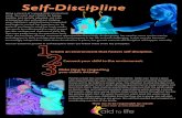 Self-Discipline · Self-Discipline Create an environment that fosters self-discipline. Connect your child to the environment. Make time by respecting your child’s activity. 1 2