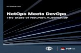 NetOps Meets DevOps - techinsightsmedia.com · DevOps priorities. At F5 and Red Hat, we were curious about the state of network automation and co-sponsored a survey of more than 400