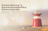 Sainsbury’s Sustainability Standards/media/Files/S/Sainsburys... · 2017-10-17 · need practical help and support in implementing more sustainable practices. Our challenge is to