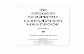 the OREGON NONPROFIT CORPORATION HANDBOOK€¦ · To order a copy of The Oregon Nonprofit Corporation Handbook, visit . org or orders@tacs.org to place your order online, or call