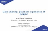 Data Sharing: practical experience of EORTC · 2019-12-03 · 3 EORTC is unique • Not for Profit organization where research is done with unwavering independence and accountability