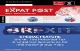 THE EXPAT POST - Taxconsult · EXPAT POSTTHE ISSUE 4 - AUGUST/SEPTEMBER 2018 ... and not just for the UK. Alliott Group members are working together across countries and across service