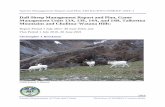 Dall sheep management report and plan, Game Management ...€¦ · Dall Sheep in Units 13A, 13E, 14A, and 14B, Talkeetna Mountains and Chulitna–Watana Hills The first large-scale
