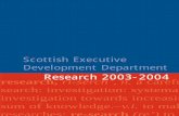 Scottish Executive Development Department - Social Care Onlinedocs.scie-socialcareonline.org.uk/fulltext/ddrp04.pdf · Mortgage Rights Act – Work to monitor the use of the Mortgage