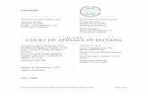 COURT OF APPEALS OF INDIANA · Court of Appeals of Indiana | Opinion 49A02-1603-PL-498 | October 19,2016 Page 2 of 23