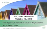 ASC Fall Conference October 18, 2016 - Amazon Web Servicesmedia.mycrowdwisdom.com.s3.amazonaws.com/asc/2016 Fall...ASC Fall Conference October 18, 2016 By : Dr. Steven Y. Chan Agenda